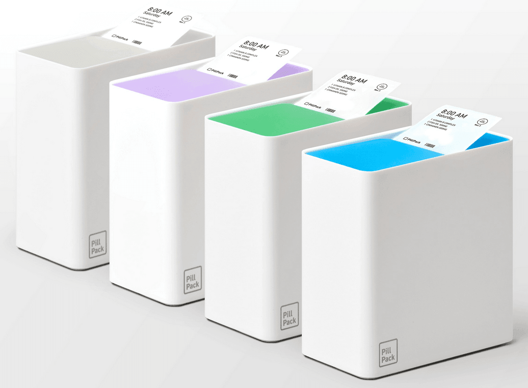 PillPack dispenser row | HealthCare.com