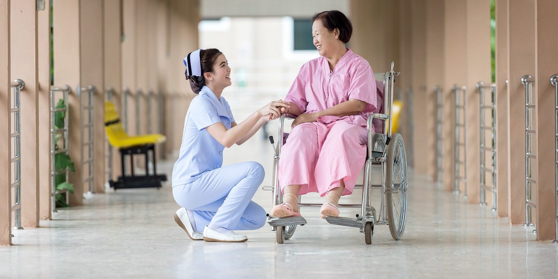 nurse and patient